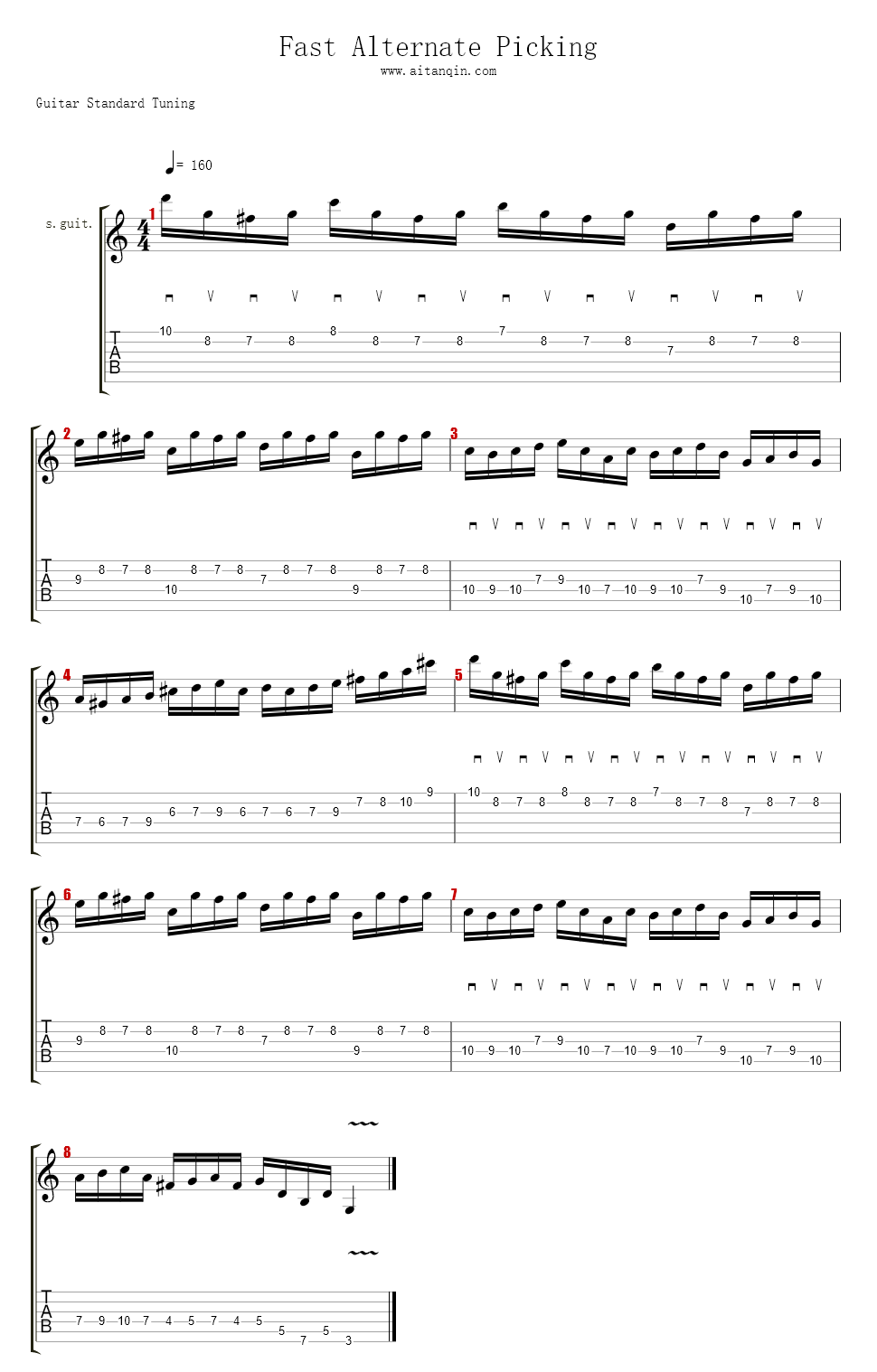 Fast Alternate Picking