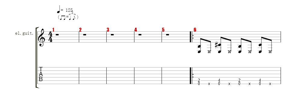 Muted Guitar