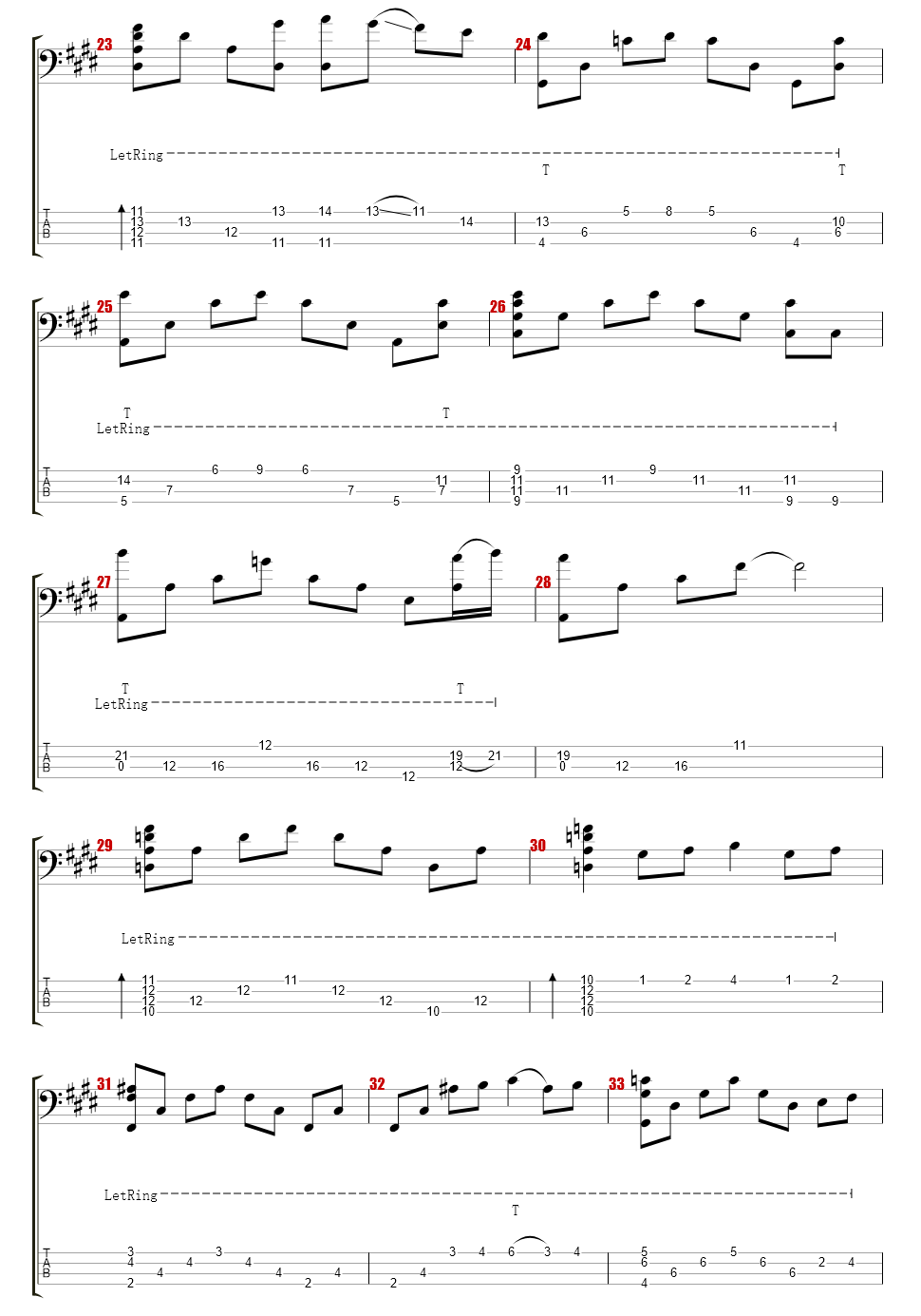 Because Solo Bass Guitar