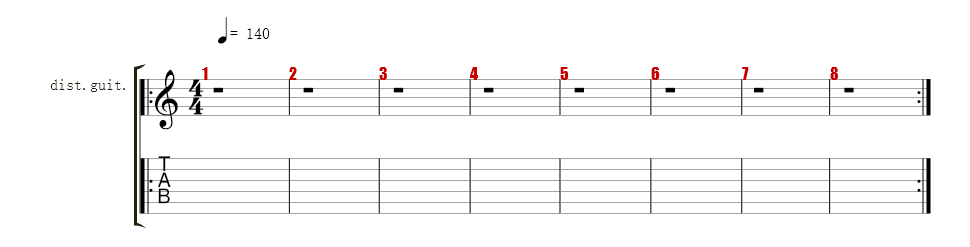 Distortion Guitar I