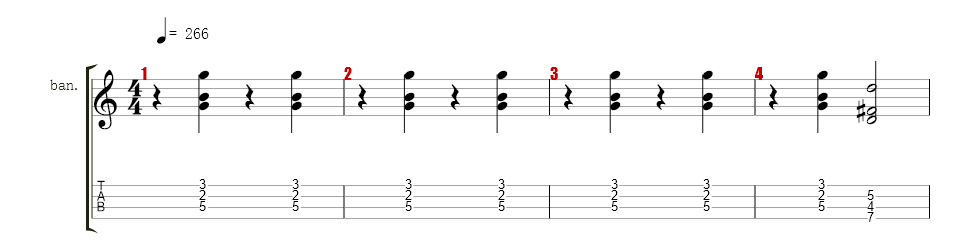 Rythym mandolin