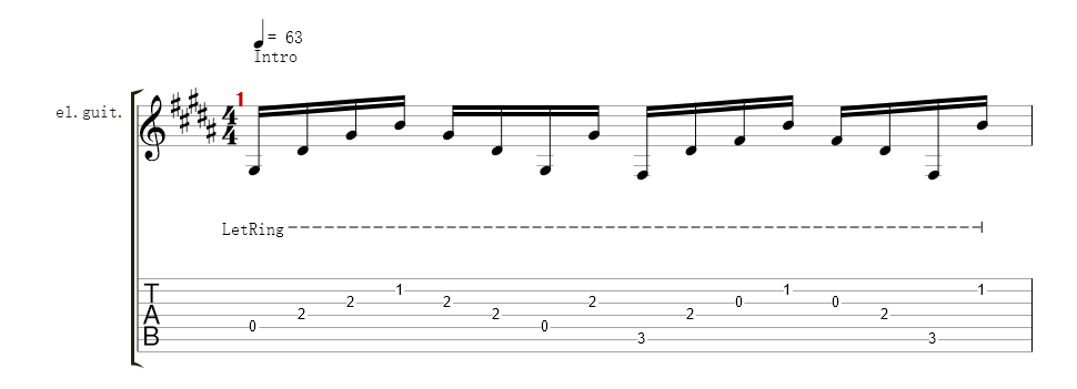 Guitar Clean 7 strings