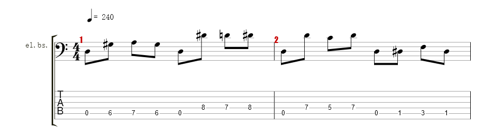6 strings bass