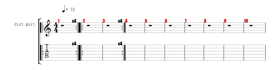 guitar w/dist
