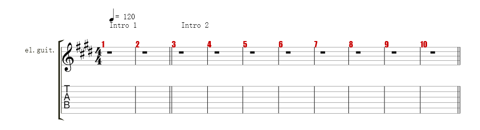 Guitar (muted)