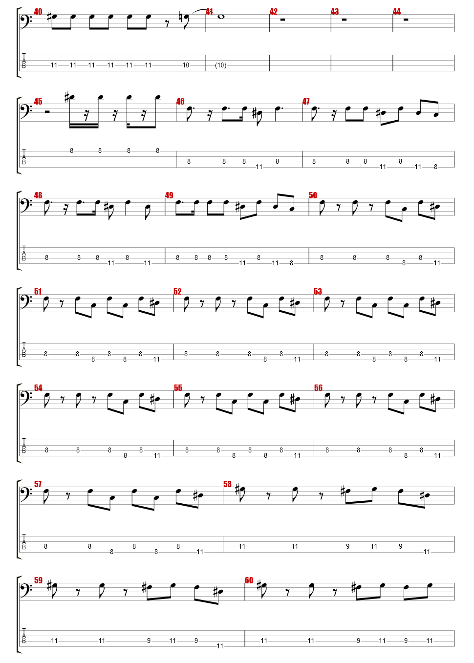 Are You Gonna Go My Way Bass Line