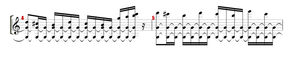 Piano (Staff 1)