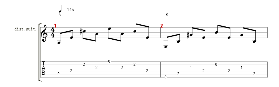 Dist. Guitar 1