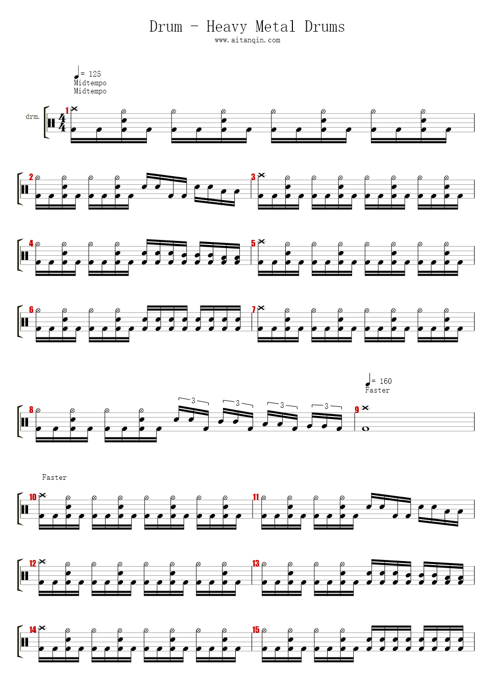 Drum - Heavy Metal Drums