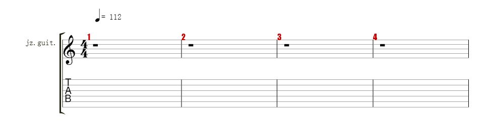Lead guitar (back)