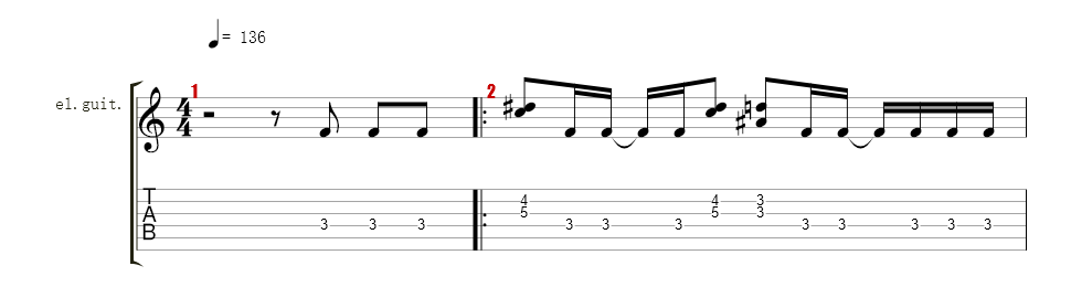 Guitar 1 [Organ arr. for Guitar]