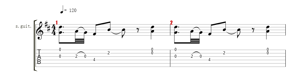 Guitar 1 canto