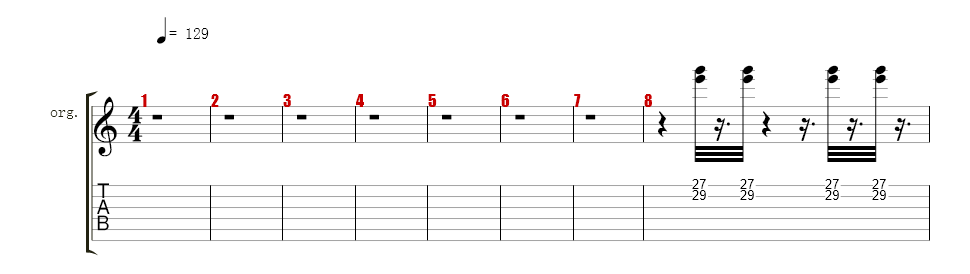 Tremolo organ